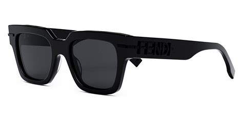 fendi sunglasses blue and black 1000418757|Fendi FE40078I XL (51 .